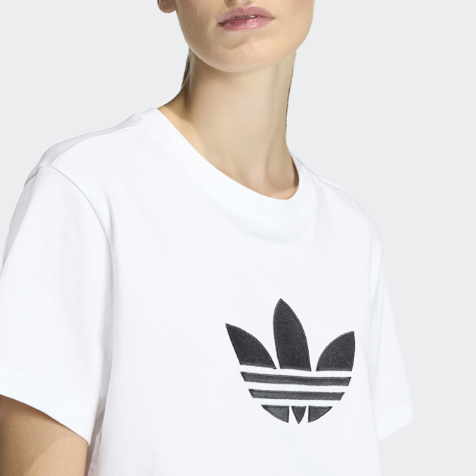 adidas Originals Trefoil Boxy Tee wit 93406 3