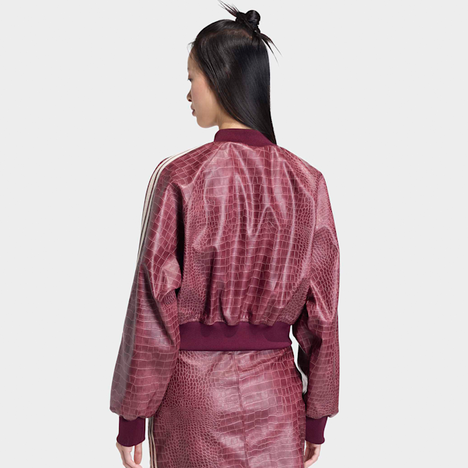 adidas Originals Superstar Pleather Jacket rouge 93397 2