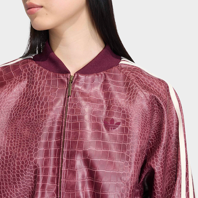 adidas Originals Superstar Pleather Jacket rouge 93397 3