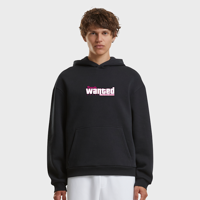 Mister Tee Heat Is On Fluffy Hoody zwart 93439 2