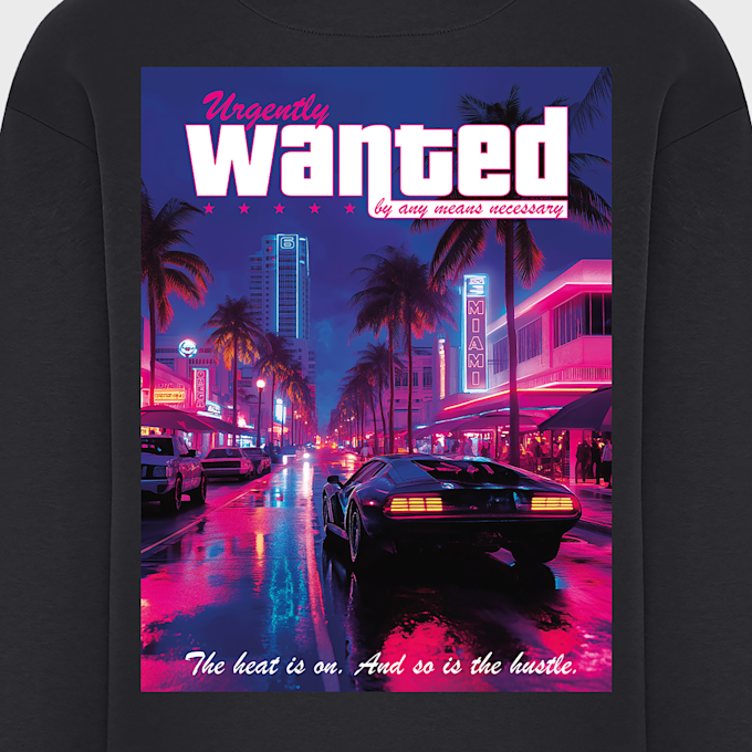 Mister Tee Heat Is On Fluffy Hoody czarny 93439 4