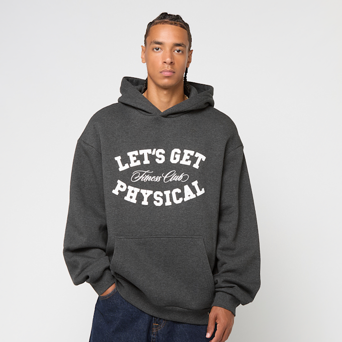 Mister Tee Let's Get Physical Fluffy Hoody cinzento 93440 1