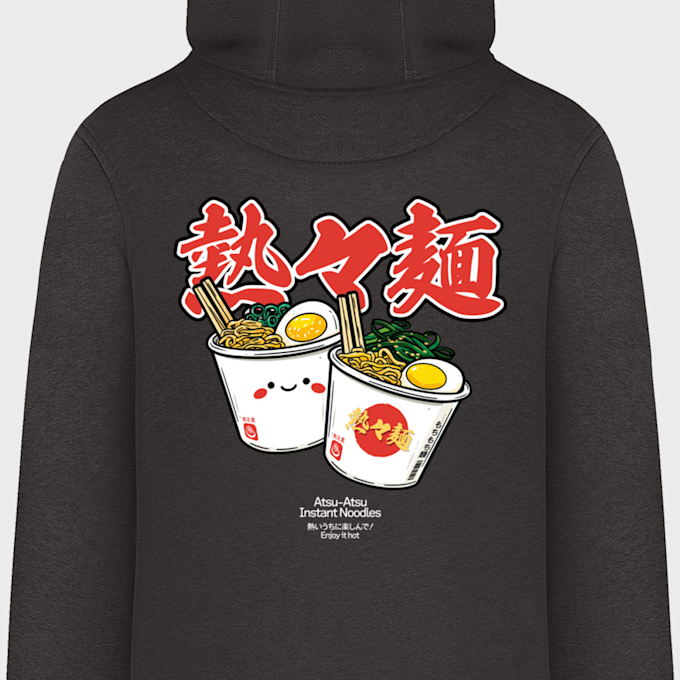 Mister Tee Love Ramen Noodles Hoody czarny 93448 4