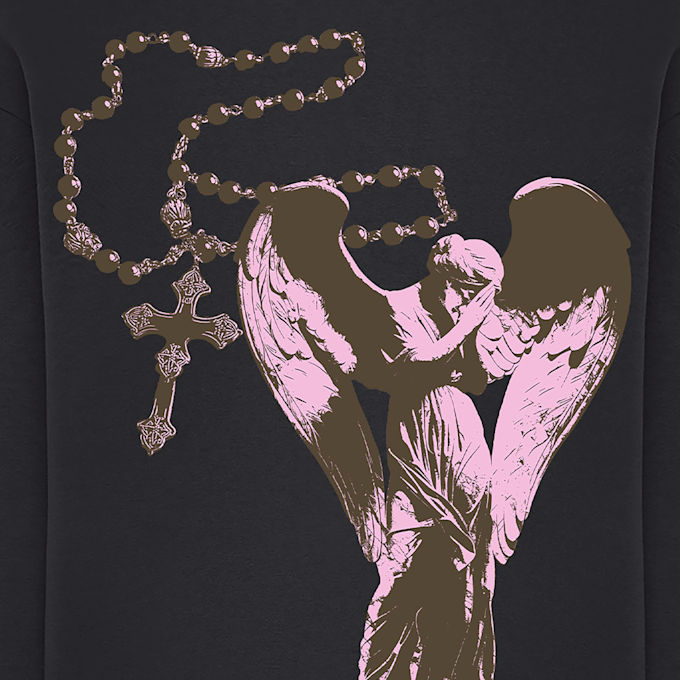 Mister Tee Heavenly Prayers Fluffy Hoody noir 93456 4