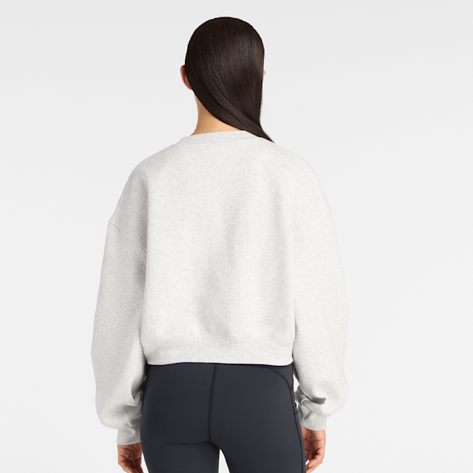 New Balance Linear Heritage Fleece Crew grijs 93530 2