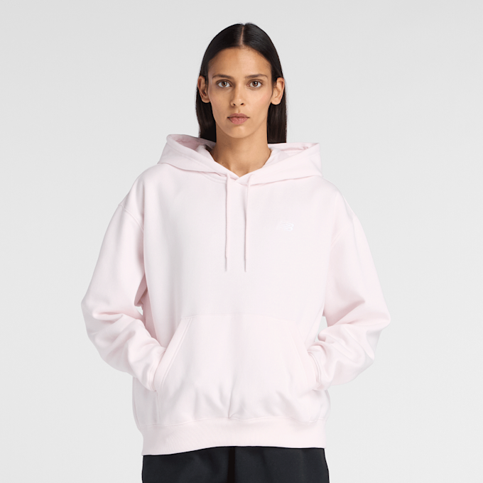 New Balance Sport Essentials Fleece Hoodie lichtroze 93529 1