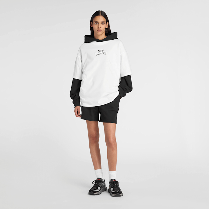 New Balance Linear Heritage Oversized T-Shirt blanc 93533 5