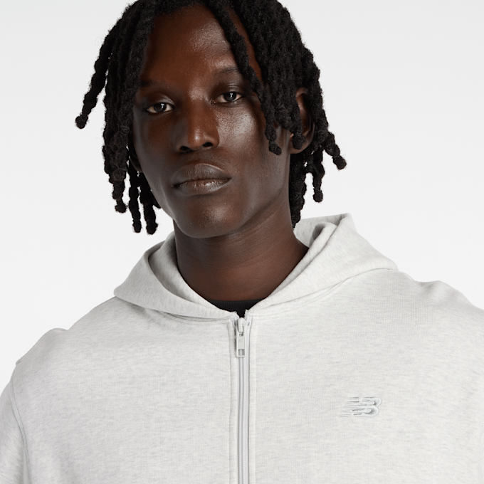 New Balance Athletics French Terry Full Zip grijs 93638 3