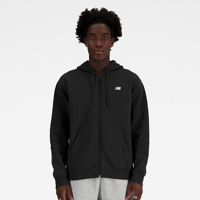 New Balance Sport Essentials Logo Fleece Full Zip preto 93639 1