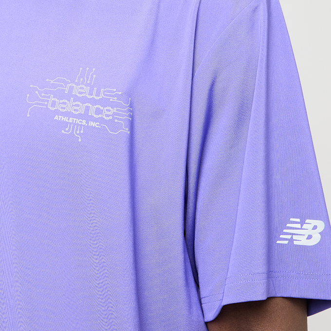 New Balance Reflective Poly T-Shirt pourpre 93651 3