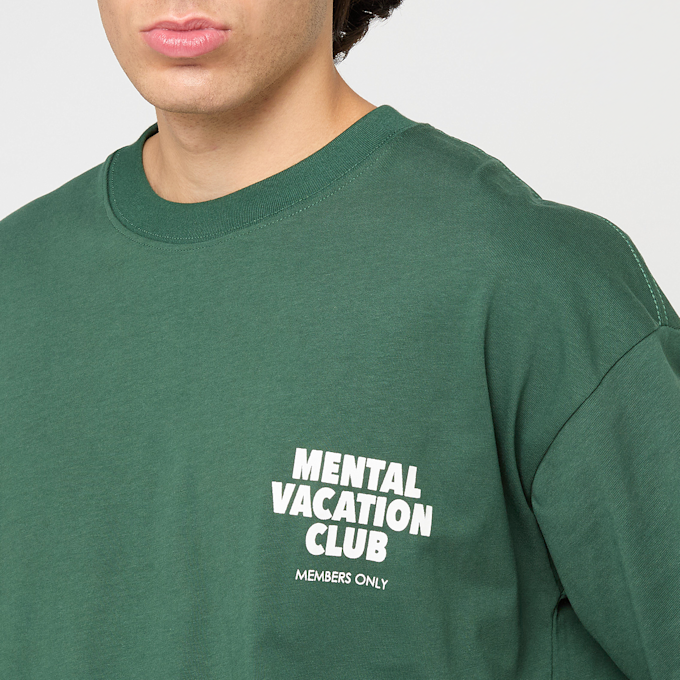 Another Cotton Lab Mental Vacation Oversized T-Shirt grün 93766 3