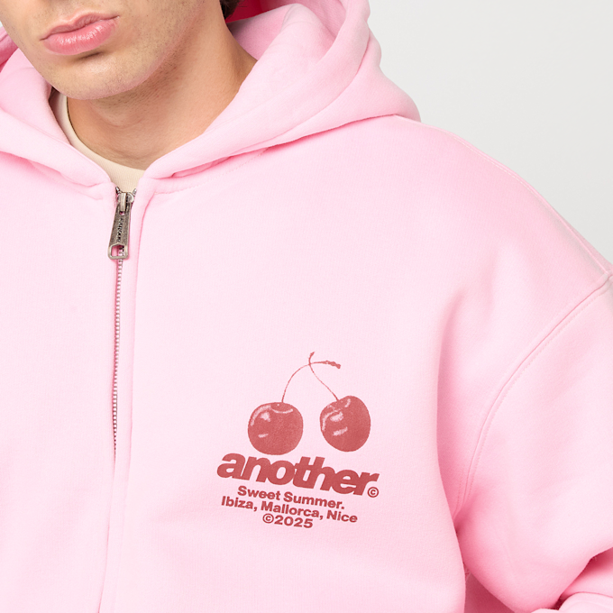 Another Cotton Lab Another Sweet Summer Oversized Zip Hoodie rosa 93768 3