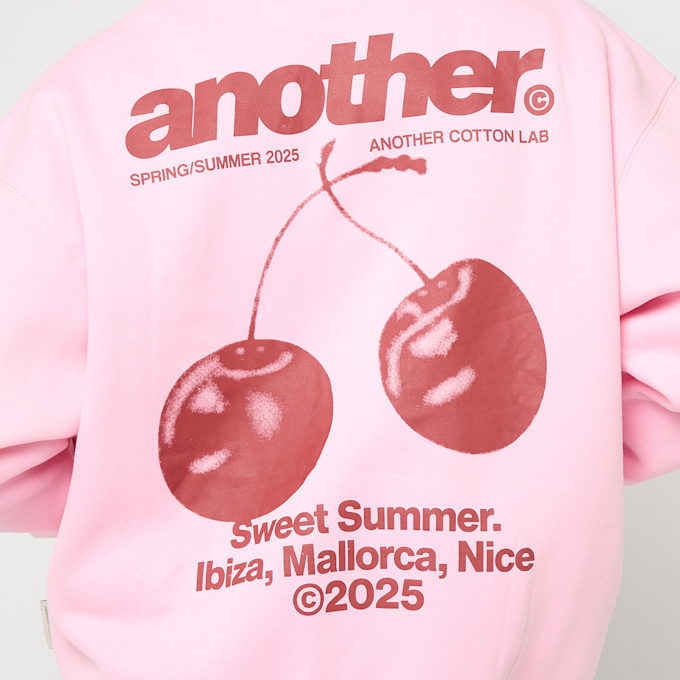 Another Cotton Lab Another Sweet Summer Oversized Zip Hoodie rosa 93768 5
