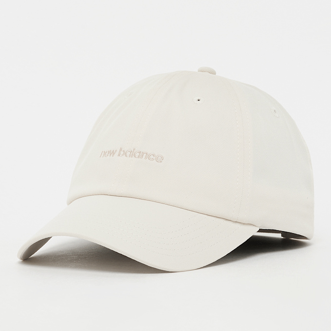 New Balance 6 Panel Linear Logo Hat beż 93867 1