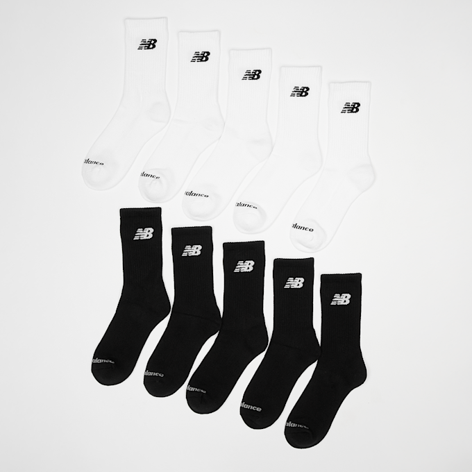 New Balance 10 PACK - Everyday Crew Socks nero 93916 1