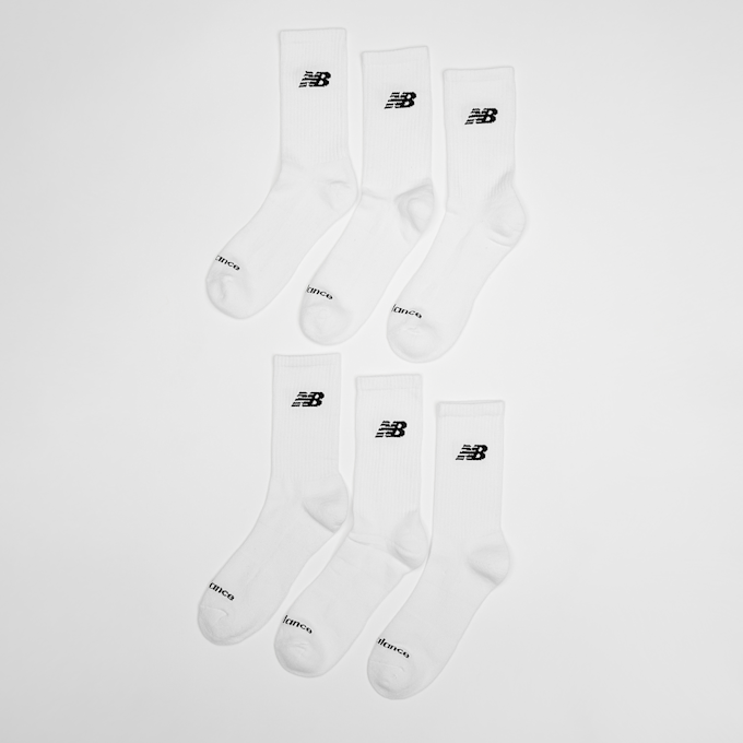 New Balance 6 PACK - Everyday Seasonal Midcalf weiß 93920 1