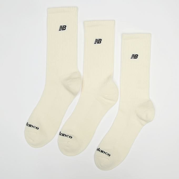 New Balance 3 PACK - NB BLACK PATCH LOGO SEASONAL CREW -  multicpack bege 93919 1
