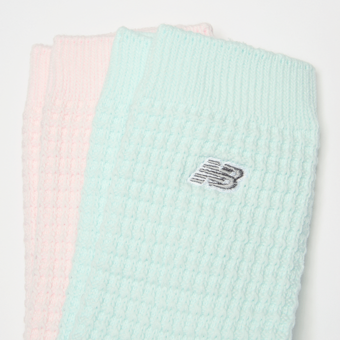New Balance 2 PACK - Waffle Knit Mid Crew Socks višebojno 93912 2