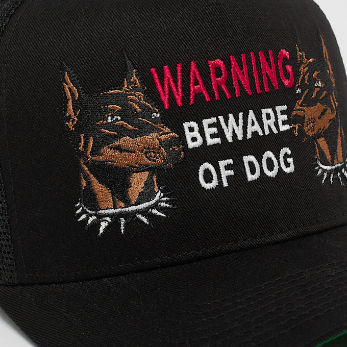 Field Grade Beware of Dog Twill Mesh Trucker nero 94064 4