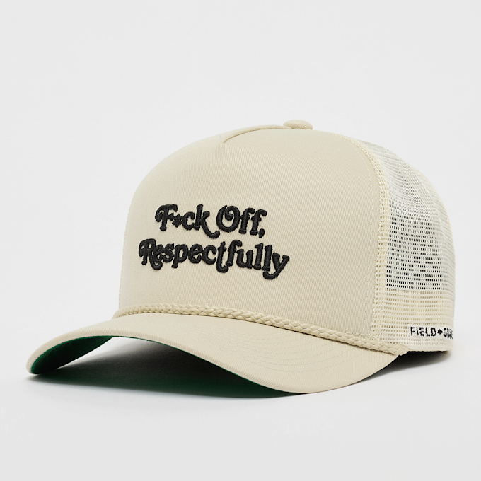 Field Grade Respectfully Twill Mesh Trucker bege 94061 1