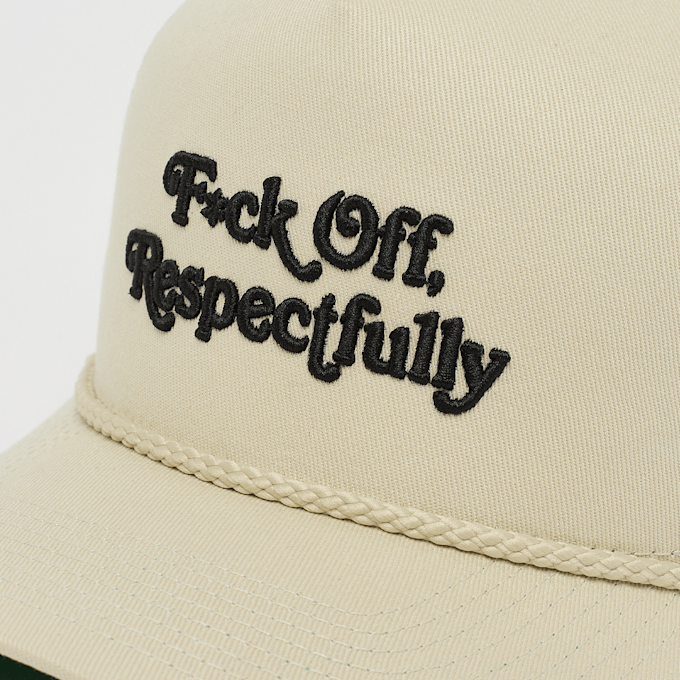 Field Grade Respectfully Twill Mesh Trucker beż 94061 4