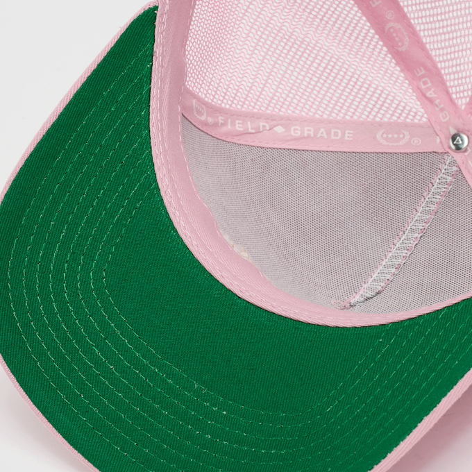Field Grade Respectfully Twill Mesh Trucker rosa 94067 3