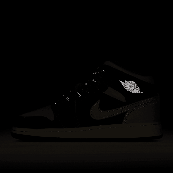 Jordan Air Jordan 1 Mid SE (GS) zwart 94170 9