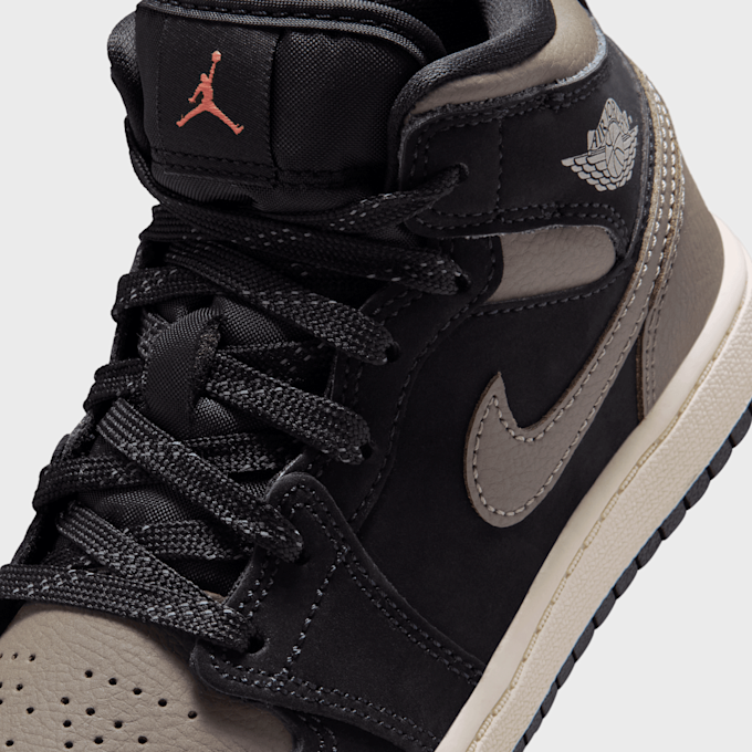 Jordan Air Jordan 1 Mid (PS) negro 94177 7
