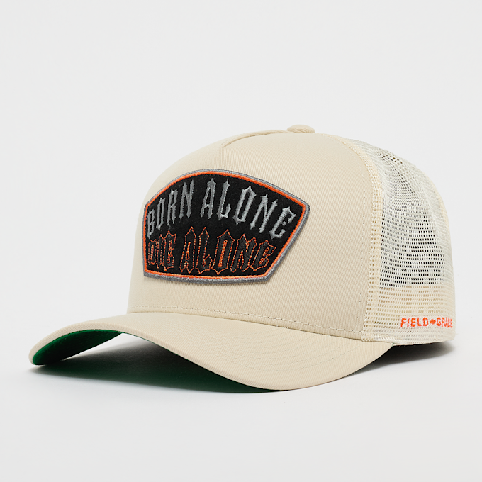 Field Grade Die Alone Twill Mesh Trucker bege 94189 1