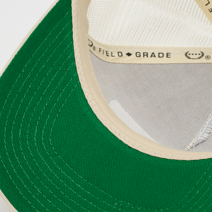 Field Grade Die Alone Twill Mesh Trucker bege 94189 3