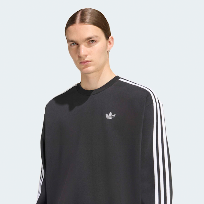 adidas Originals Adicolor 3-Stripes Oversized Crewneck zwart 94217 3