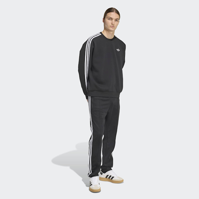 adidas Originals Adicolor 3-Stripes Oversized Crewneck noir 94217 5