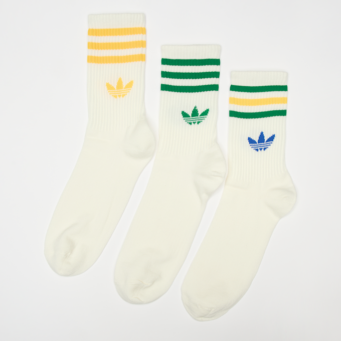 adidas Originals 3 PACK - Crew Sock 3 Streifen bege 94212 1