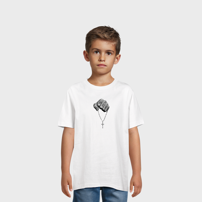 Mister Tee - Kids Faith Meets Strength Tee branco 94405 1