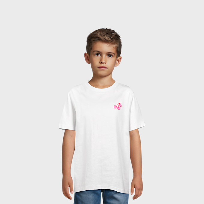 Mister Tee - Kids Japan Cherries Tee wit 94404 1