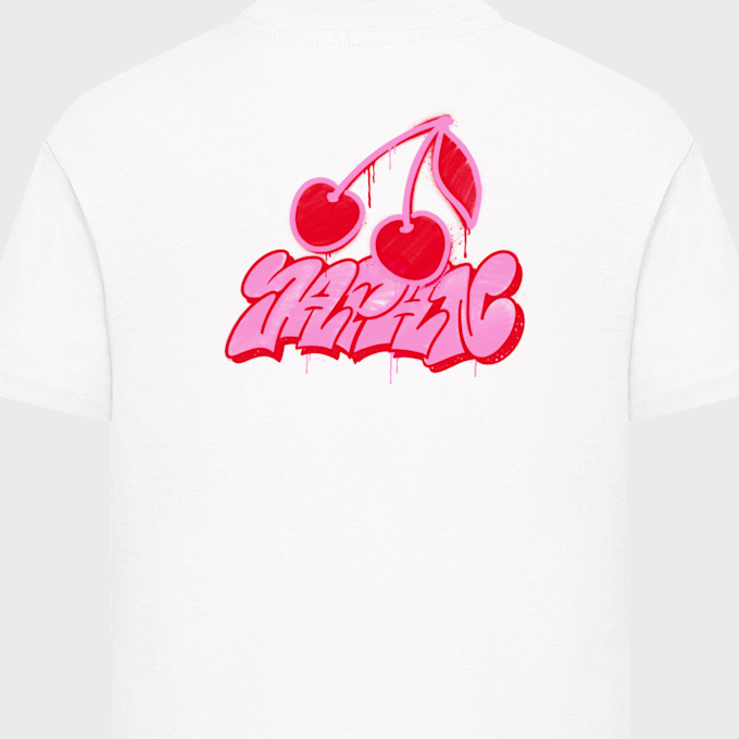 Mister Tee - Kids Japan Cherries Tee biały 94404 4