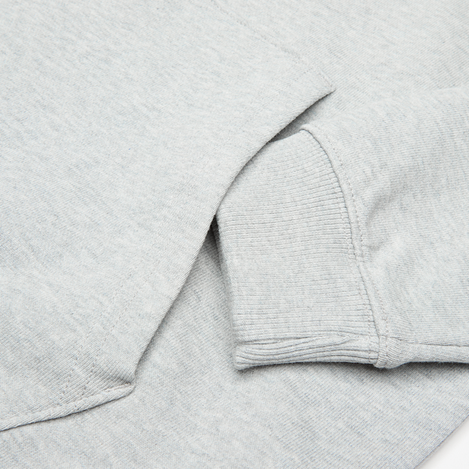 New Balance French Terry Stacked Logo Hoodie szary 94374 4