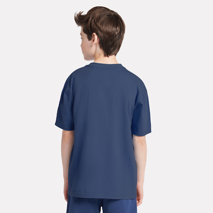 New Balance Jersey Small Logo Tee blauw 94384 3