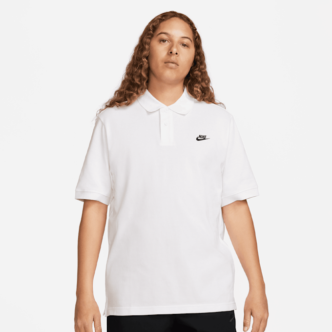 Nike Club Polo Pique Shortsleeve biały 94646 1
