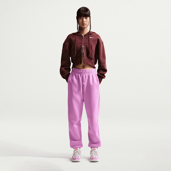 Nike Sportswear Phoenix Fleece High-Waisted Oversized Sweatpants różowy 94580 5