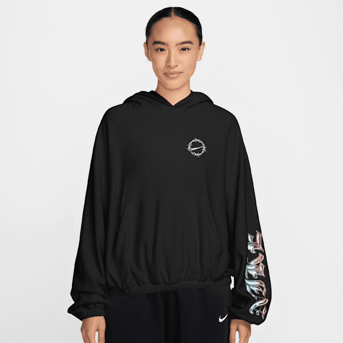 Nike   Sportswear Street Graphic Pullover Hoodie nero 94582 1