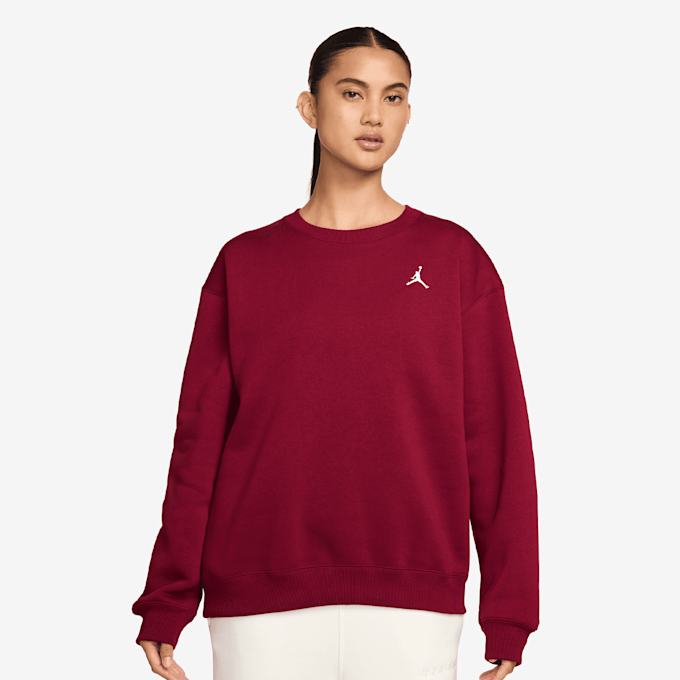 Jordan Brooklyn Fleece Crew crvena 94613 1