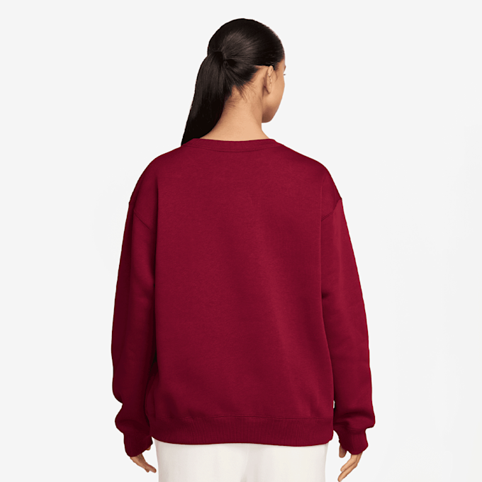 Jordan Brooklyn Fleece Crew czerwony 94613 2