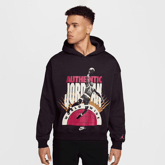 Jordan Brooklyn Fleece Hoodie negro 94775 1