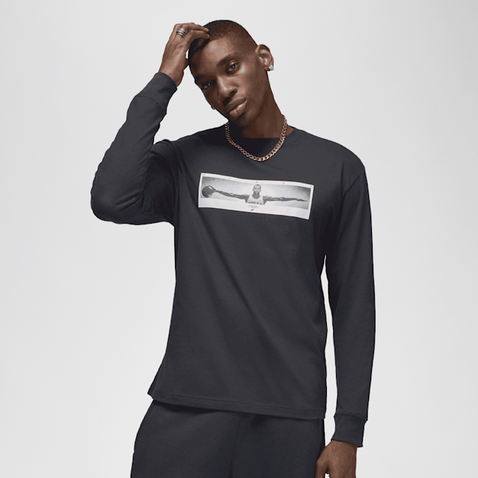 Jordan Brand Photo Long Sleeve Crew preto 94698 1