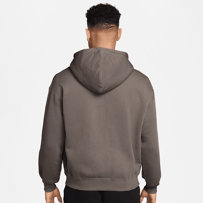 Jordan Brooklyn Oversized Full Zip Hoodie marrón 94766 2