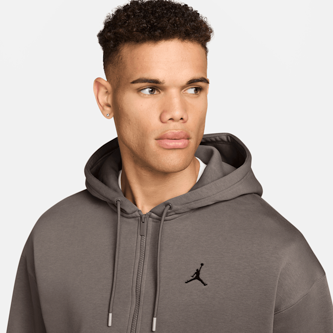Jordan Brooklyn Oversized Full Zip Hoodie brun 94766 3