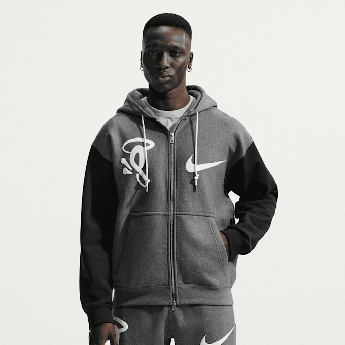Nike   Solo Swoosh x Central Cee Fleece Hoodie grigio 94874 1