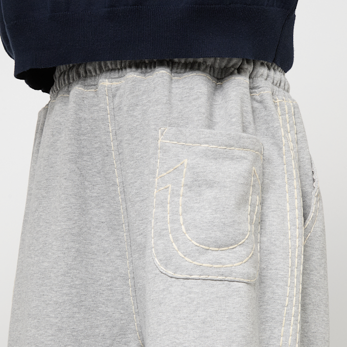 True Religion Taped Super T Baggy Sweats grigio 95080 4