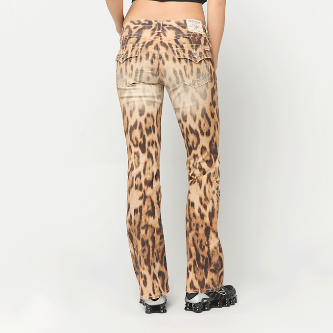 True Religion Becca Mid Rise Bootcut Flap brązowy 95194 2